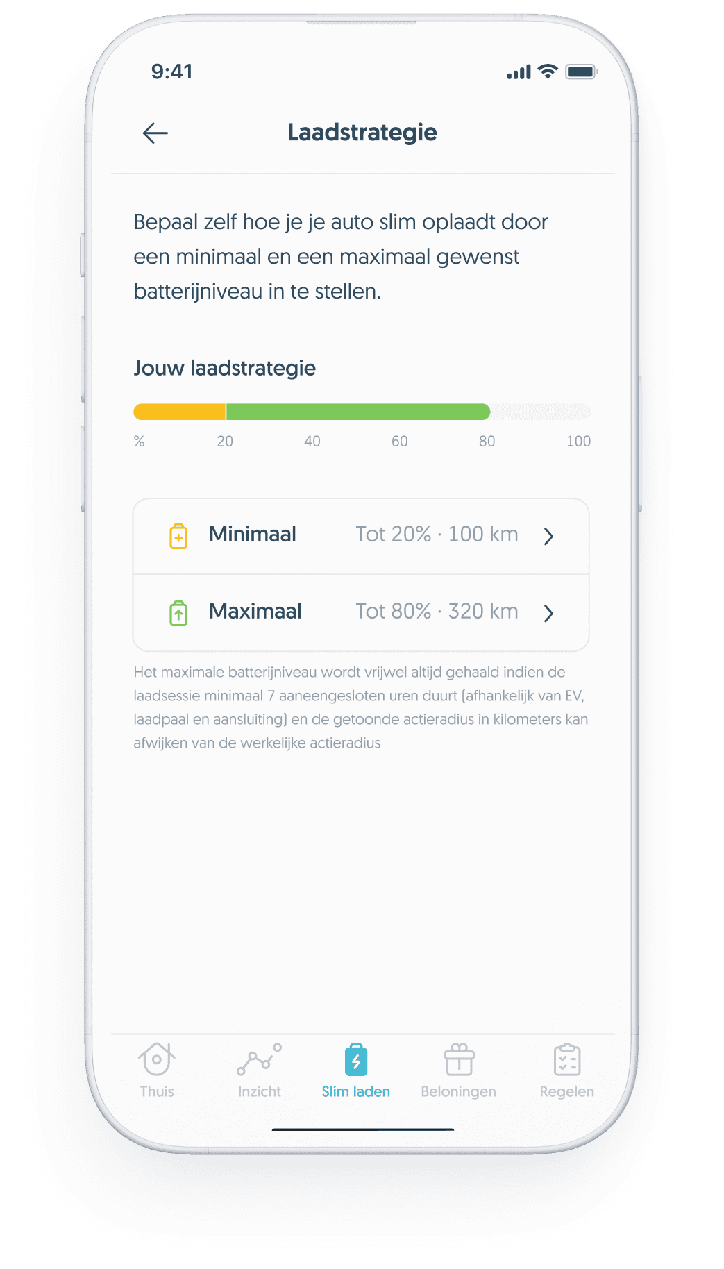 Laadstrategie bepalen